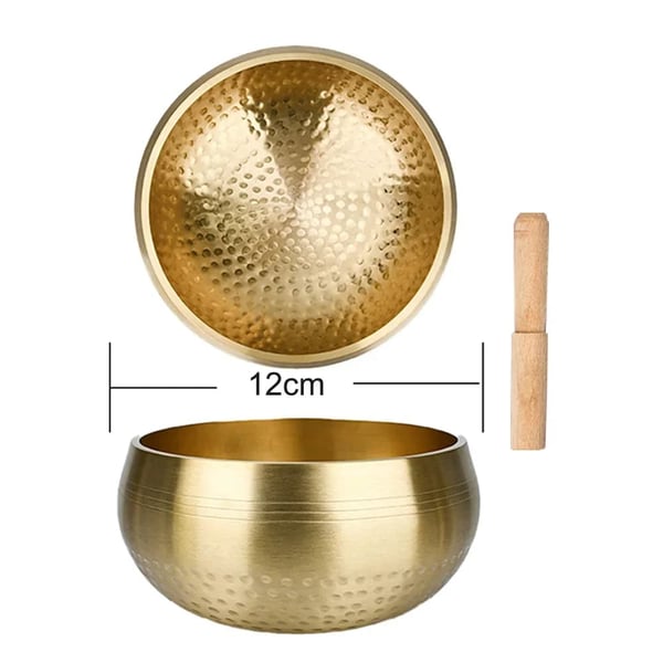 Syngeskål, Håndlavet Messing, Lydhealing,12cm