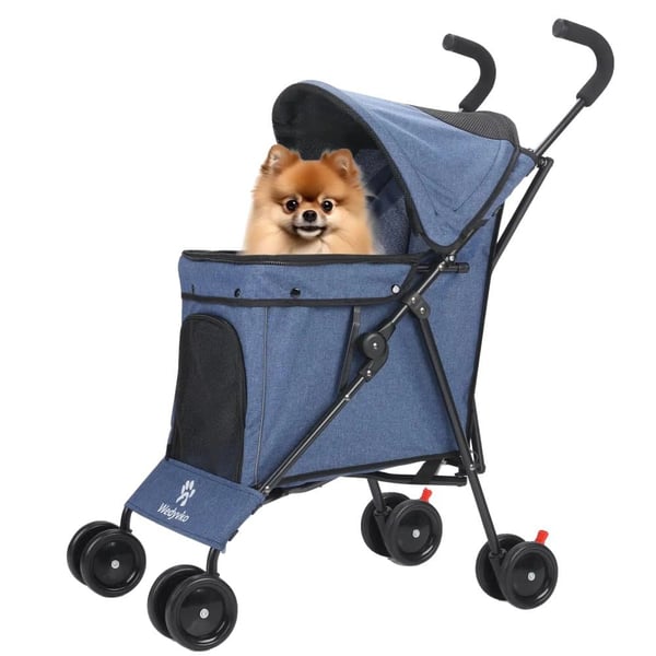 Hundetransportør, Kompakt Design, Sikker og Komfortabel,Marineblå