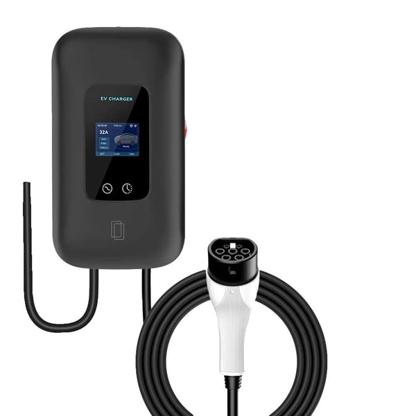 EV-latausasema, säädettävä virta, WIFI-sovellusohjaus, 7KW 5M, TYPE2