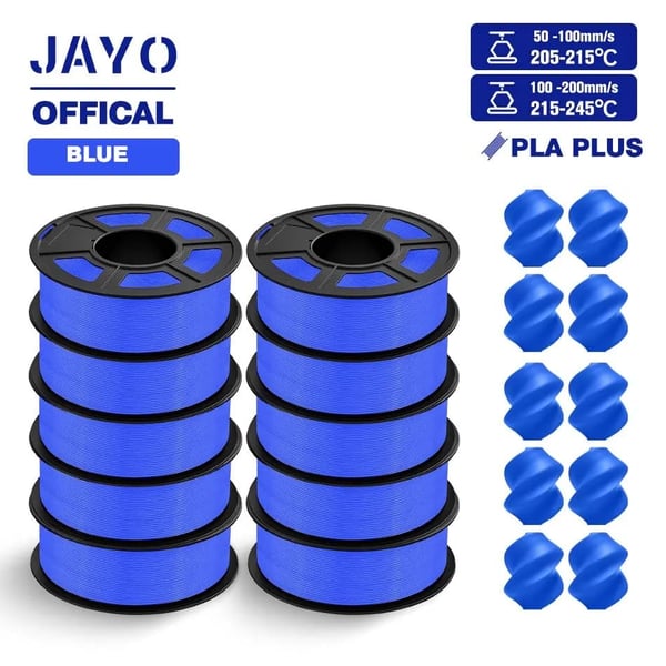 3D-printer filament, miljøvenlig PLA, 1,75 mm diameter,PLA PLUS BL 10Rulle