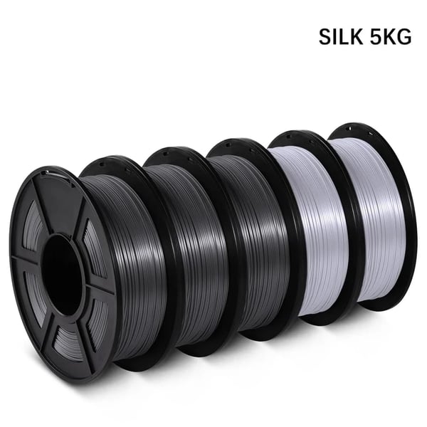 PLA 3D Printer Filament, Silkefinish, 5KG, , SILK 2SV3BK