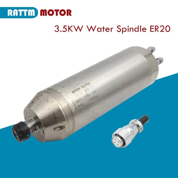 Spindelmotor, vattentät design, hög hastighet, 220V, Endast spindel