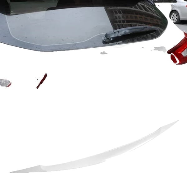 Nissan QASHQAI Dualis J11 Bagklap Ændring, Mid-Wing Design, Udvendigt Tilbehør, HVID