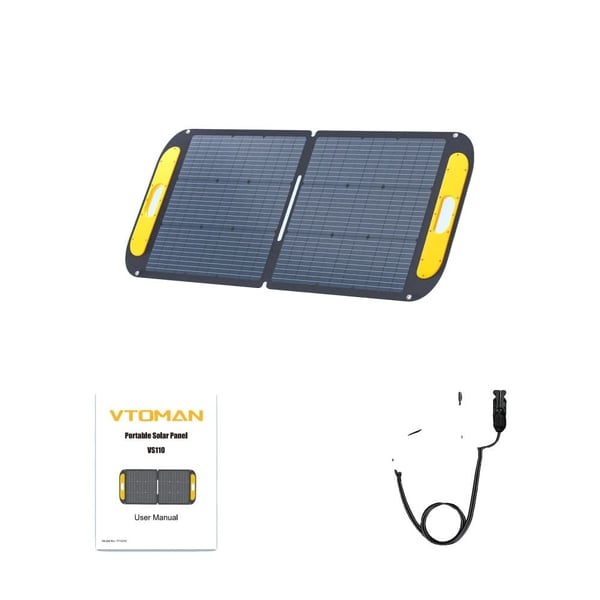 Solpanel, Bærbart Design, Vandtæt Ydeevne,VS110