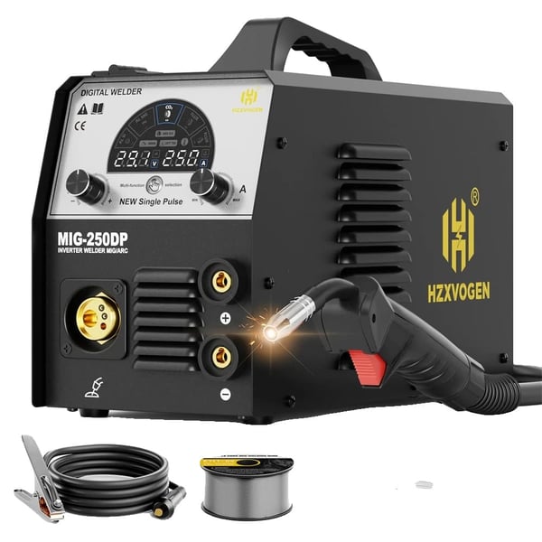 Svejsemaskine, Automatisk Trådmatning, CE Certificeret, Kompakte Dimensioner,MIG250DP