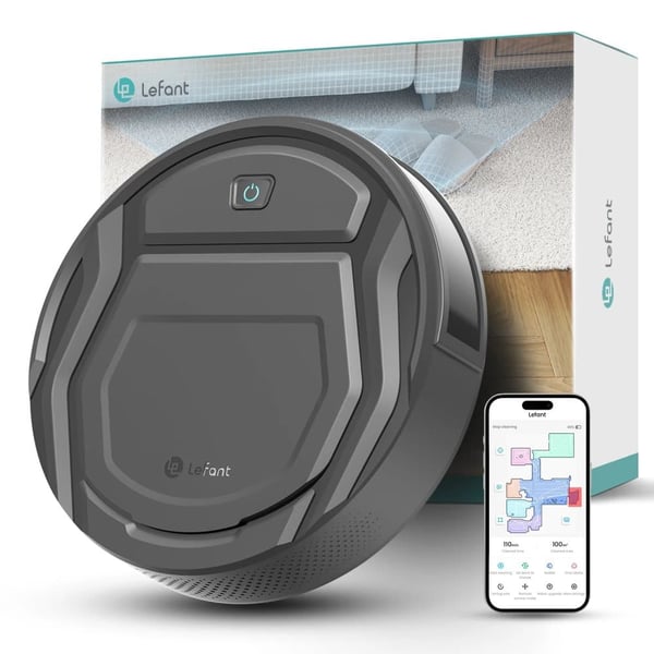 Robotstøvsuger, 3000Pa sugeevne, smart navigation,M210 PRO Grå