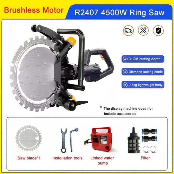 Ring Sav, Bærbar, Høj Effekt,EU-a, 4500W 220V