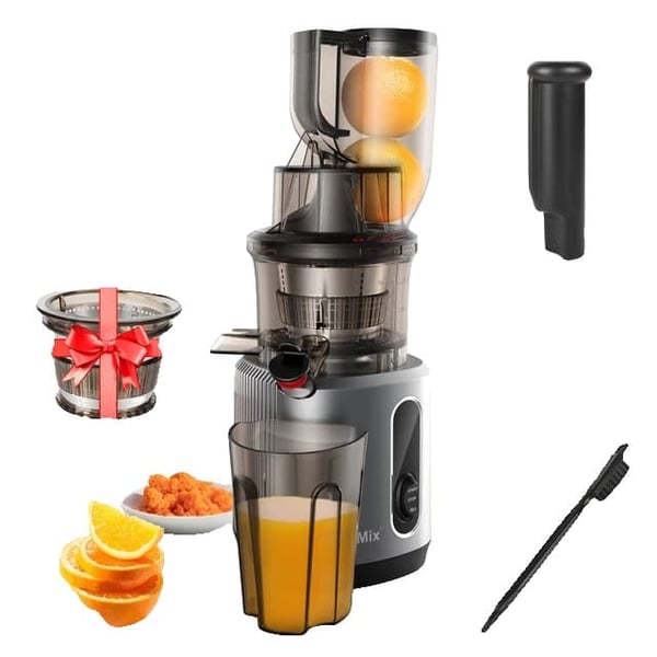 Koldpresset juicer, 75mm fødekasse, Kraftfuld 200W motor, HH-916I, EU