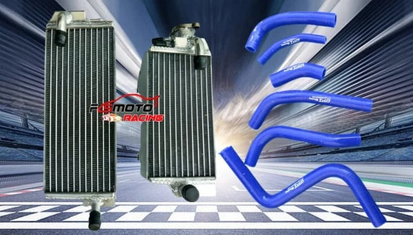 Suzuki RMZ250 Radiatorslange Kit, Højkvalitets Silikone, Forbedret Ydeevne,Blå