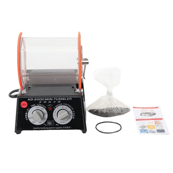 Smykker Vibrator Tumbler, 5 kg Kapacitet, Justerbar Hastighed og Timer