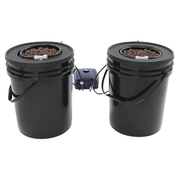Plantning af spande, hydroponisk vækstsysten, effektiv iltforsyning,sort