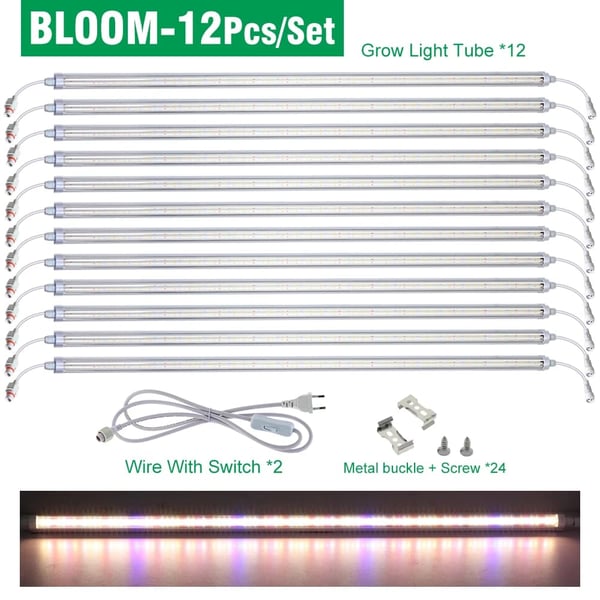 LED Vækstlys, 30W, Vandtæt Design,BLOOM, EU