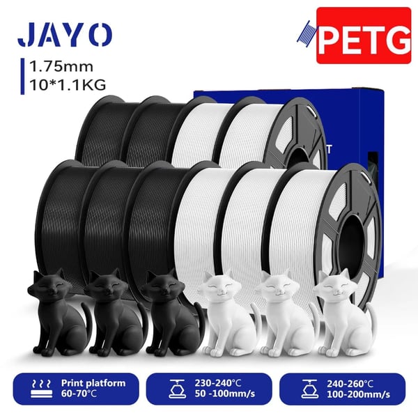 3D-printfilament, PETG-material, forbedret sejhed,5BK5WT