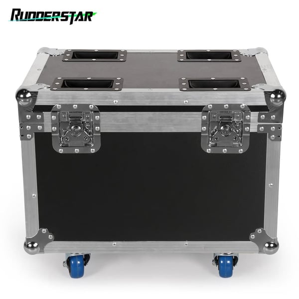 Flight Case, Højkvalitets Læder, 57,5 cm x 40 cm x 50,5 cm, Understøtter 4 Stykker Lys, CE Certificeret, Holdbar Beskyttelse