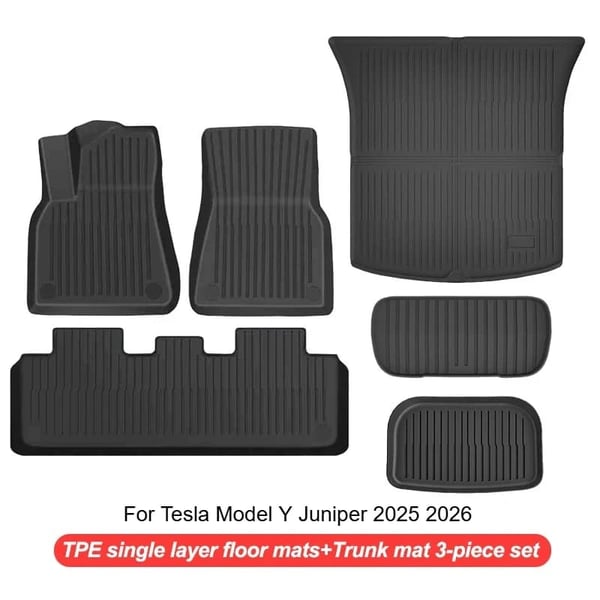 Gulvmåtter, Altvejr Beskyttelse, Holdbar TPE Konstruktions,6PCS