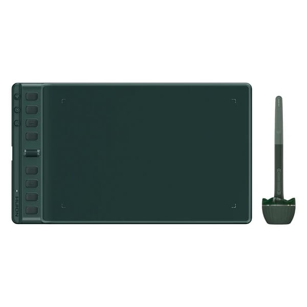Grafiikkatabletti, 8192 painetasoa, USB-liitäntä, muokattavat pikapainikkeet,Vihreä