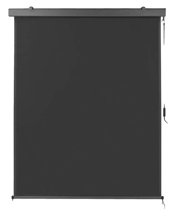 Käytettävä pystysuora markiisi, UV-suojattu, manuaalinen käyttö,Harmaa 140 cm x 250 cm