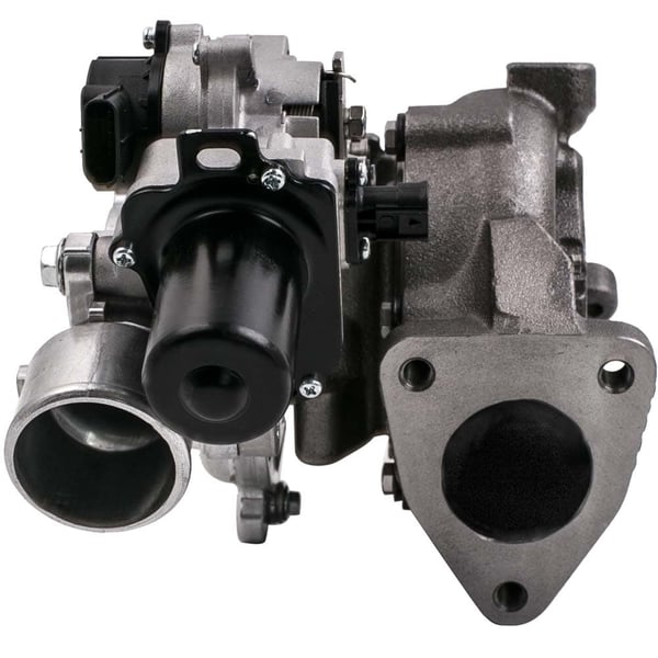Turbocharger, 30 cm længde, 27 cm bredde, 30 cm højde, 10 kg vægt, 171 HK output