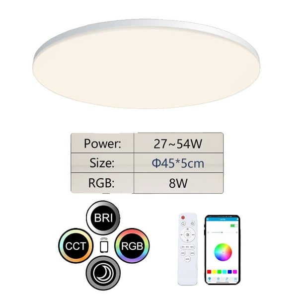 Kattovalaisin, Älykäs Ohjaus, Energiatehokas,45cm(17.72 tuumaa)