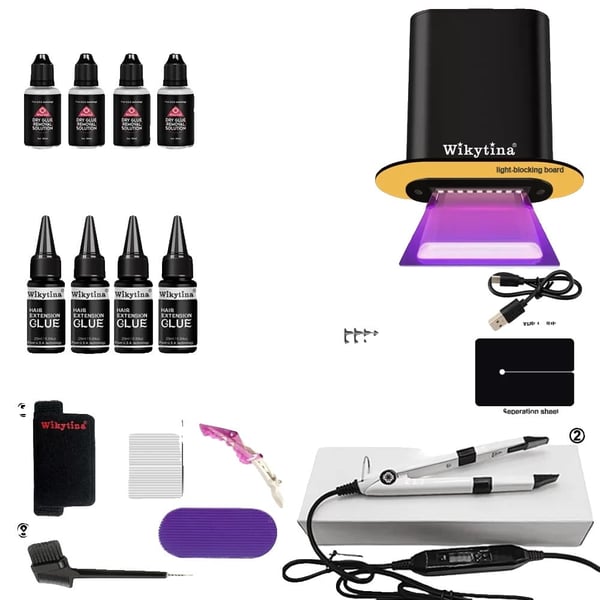 UV-valo hiuspidennyssetti, kompakti muotoilu, korkean tehokkuuden suorituskyky,UV LAAJENNUS -SET2-