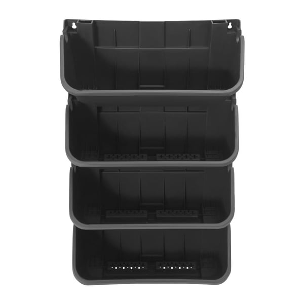 Vertikal Havekrukke, Holdbar PP, 30x15x15 cm, Alsidig Plantekompatibilitet, 16 Individuelle Krukker, Optimal Dræningssystem