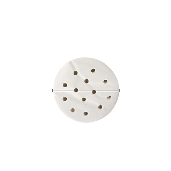 Hamburger Pressemaskine, Olieabsorberende Papir, Fødevarekvalitet, 100mm, 5 sæt