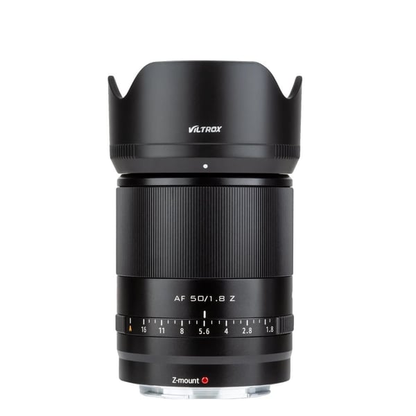 Kameralinse, F1.8 blænde, kompatibel med APS-C og full-frame kameraer,50mm f1.8, Nikon Z