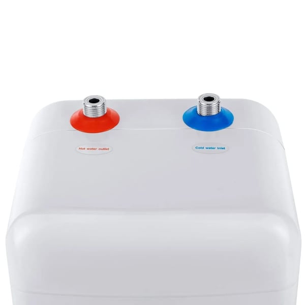 Varmtvandsbeholder, kompakt design til under vasken, 1500W effekt,HVID