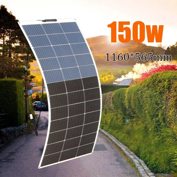 Solpanel, Fleksibelt Design, Høj Effektivitet,150w 1160x565mm