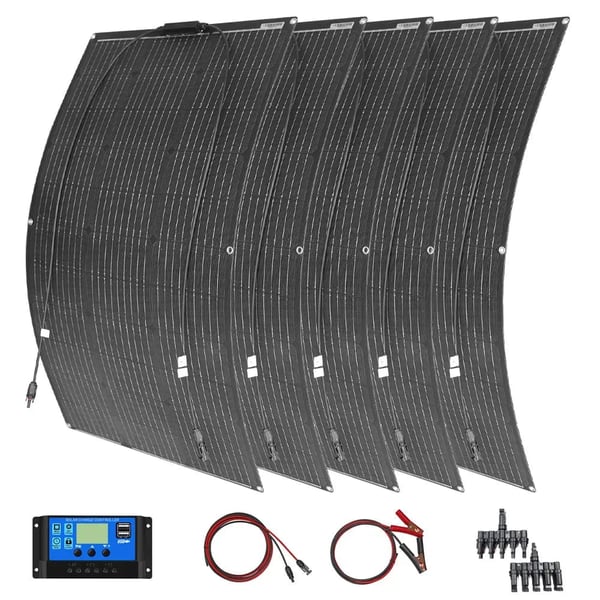 Solpanel Kit, Fleksibelt Design, Høj Effektivitet,solcellesæt 500w