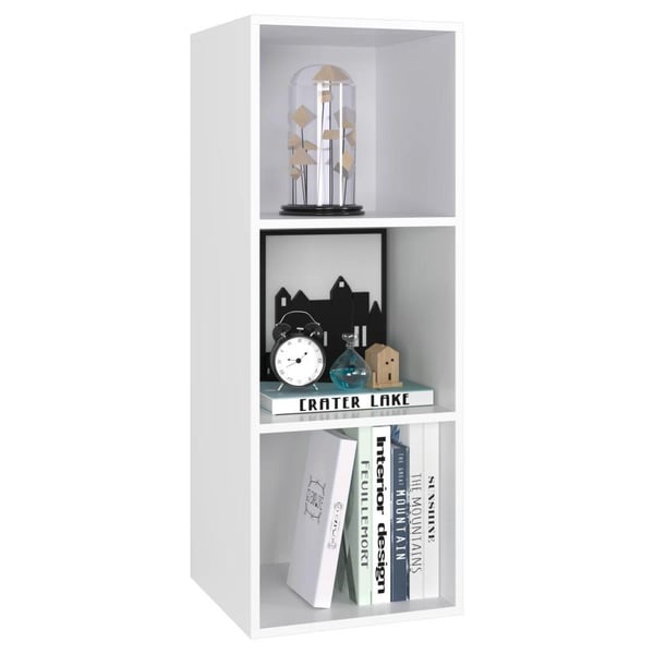 Bogreol, Moderne Design, Pladsbesparende,Hvid