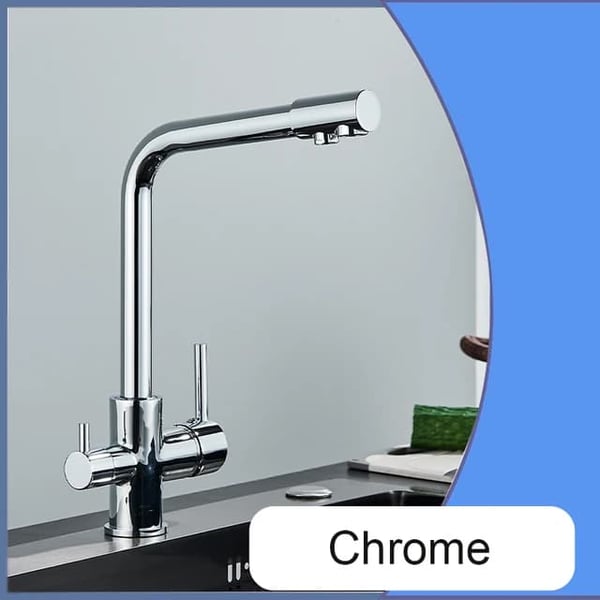 Køkkenarmatur, Dobbelt Sprøjte, Drikkevand Renser, Chrome