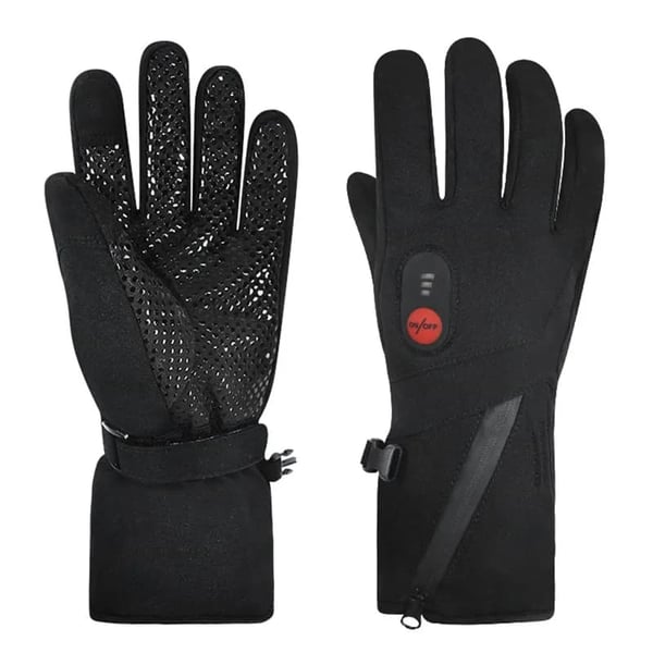 Opvarmede handsker, touchscreen-kompatible, justerbar temperatur, alsidige til vinteraktiviteter,S88B, Ekstra stor