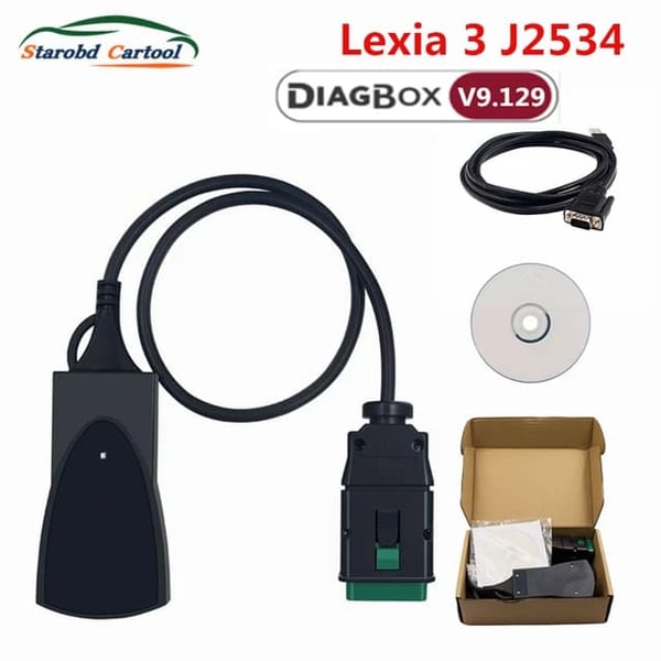Lexia 3 J2534 Diagnostisk Værktøj, V9129, Auto Scanner, Lexia J2534
