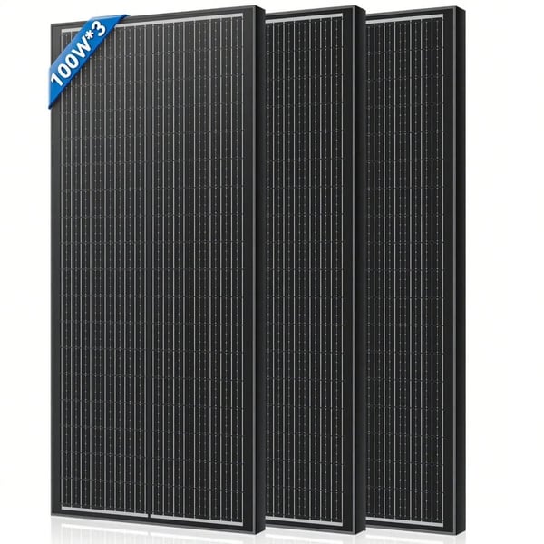 Solpanel, Monokrystallinsk Silikon, Høj Effektivitet,300W