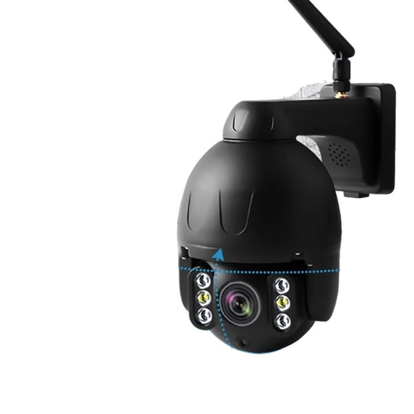 Wifi PTZ-kamera, 8MP opløsning, 5X zoom,8MP, EU-stik