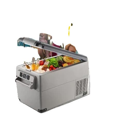 Auton jääkaappi, kannettava kompressori, tehokas jäähdytys,35L