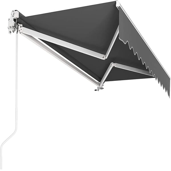 Markise, Aluminiumlegering, 300 x 250 cm, Manuel Betjening, UV Beskyttelse, Regntæt