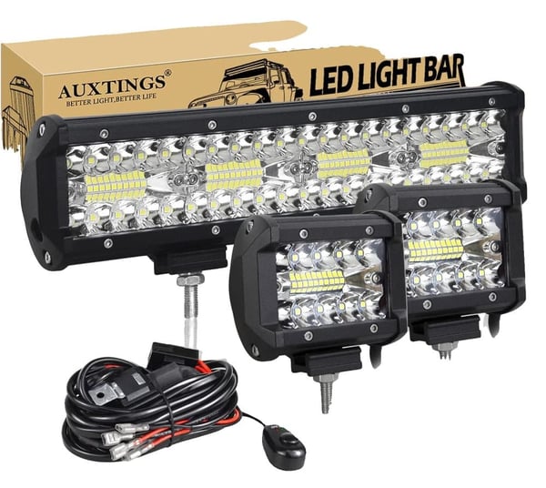 LED Lysbar, Kombineret Stråle, Vandtæt Design,12in 240W Ledning