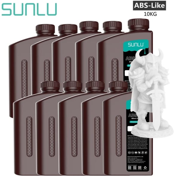 UV ABS-lignende harpiks, lav lugt, lav krympning, HVID 1000g