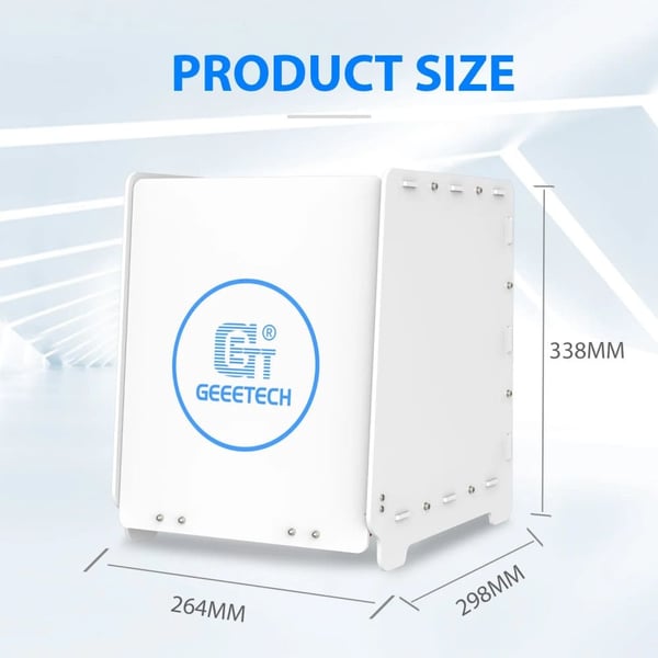 Geeetech UV Harpiks Hærdningsboks, 405nm Bølgelængde, 4r/min Rotationshastighed,EU-stik, GCB-2