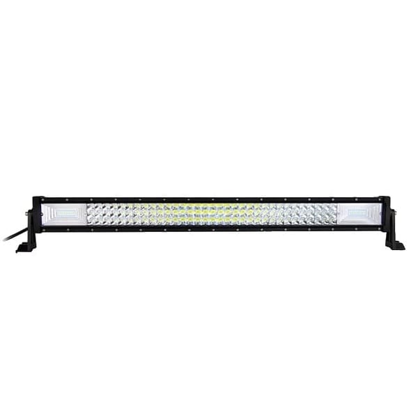 LED-lysbar, buet/ligelinje design, 7D 3-rækker teknologi., Lige 32 uden ledning
