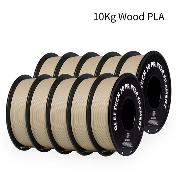 Puinen PLA-filamentti, 1,75 mm halkaisija, ympäristöystävällinen materiaali,Puu Musta pähkinä