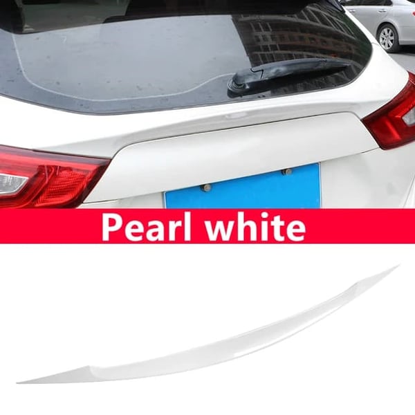 Nissan QASHQAI Dualis J11 Bagklap Ændring, Mid-Wing Design, Udvendigt Tilbehør, HVID