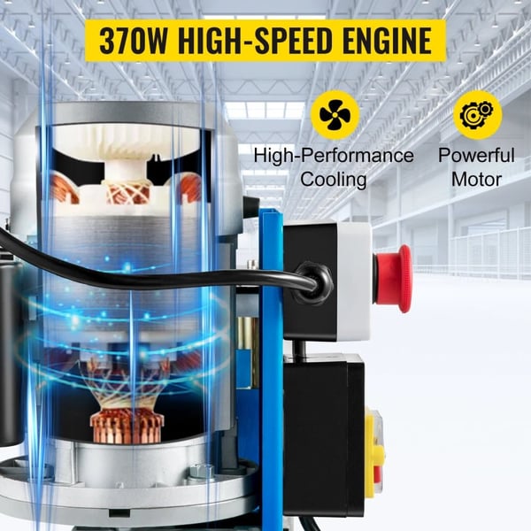 VEVOR Elektrisk Kabelafisoleringsmaskine, Kraftfuld 370W Motor, Afsætningsområde på 1,5-38mm,370W