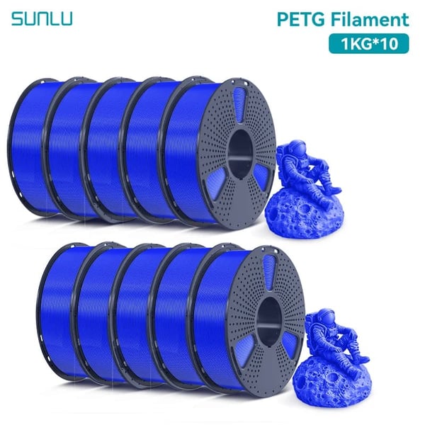 3D-printer filament, høj sejhed, lav snøring,PETG Blå