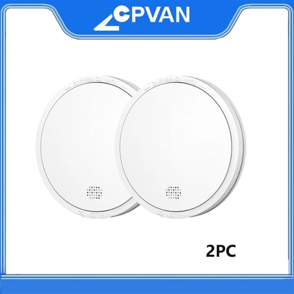 Røgalarm, 10-års batterilevetid, 85 dB alarm,2PC