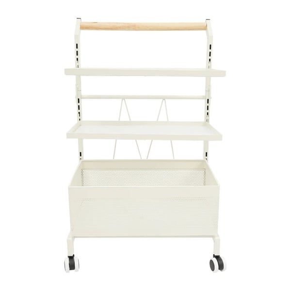 Opbevaringsvogn, Holdbart materiale, Pladsbesparende design,HVID