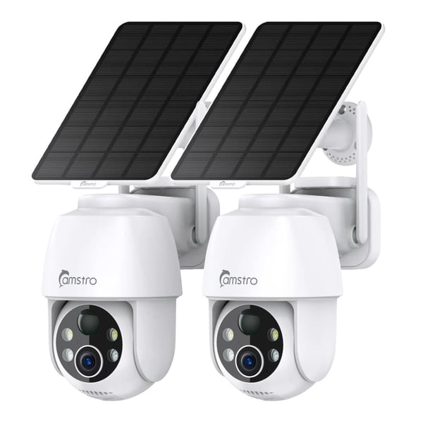 Sikkerhedskamera, To-vejs lyd, Farve natvision,2PCS