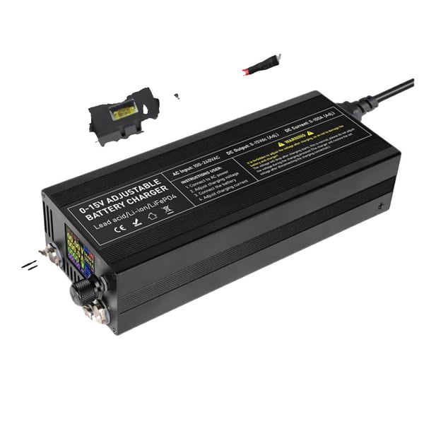 Lifepo4 Oplader, Justerbar Spændingsudgang, Høj Strømkapacitet,XCL100A-R, 12V, EU-stik